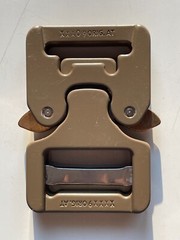 AustriAlpin 25mm / 1&Prime; Cobra Pro Style Buckle Coyote Brown FY25CVF Belt Clip