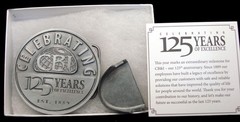 NH11145 *NOS* REALLY NICE 2014 **CB&I 125 YEARS** CONSTRUCTION COMPANY BUCKLE