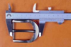 Metal Square Single Prong Pin Belt Buckle Fits 40MM Tongue Leather Belts Straps