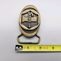 Vintage 1970s Snap-On Tools Company Solid Brass BTS SPP-455 Belt Buckle USA #1