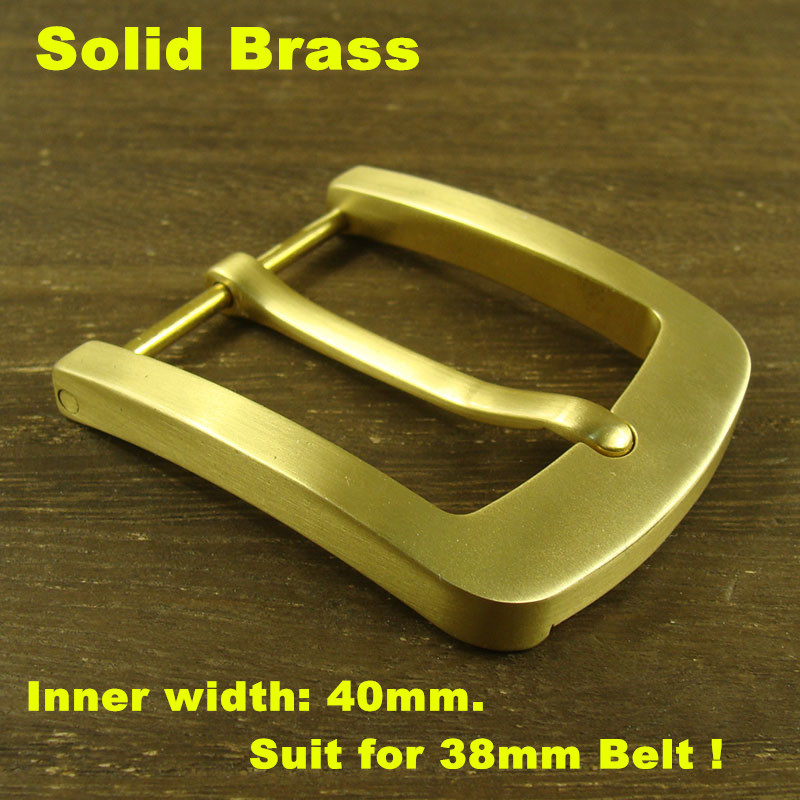 Solid Brass Men&rsquo;s Tongue Pin Belt Buckle for 1.5“ Belt / Belt Buckles