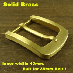 Solid Brass Men&rsquo;s Tongue Pin Belt Buckle for 1.5“ Belt / Belt Buckles