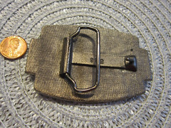 Rifle BELT BUCKLE GIVE UP GUN WHEN PRY IT FROM MY COLD DEAD SILVERTONE 992
