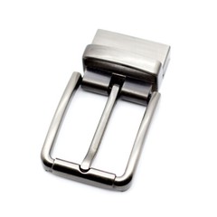 Men Reversible Belt Buckle Alloy Pin Buckle Replacement for 1.3&Prime; Wide belt