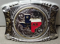 TEXAS Western Cowboy Belt Buckle Hebilla Vaquera