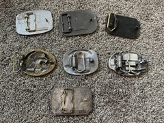 VTG 80s 1990s Kansas Western Belt Buckle Eagle Belt Buckle Lot Of 7 Bird City