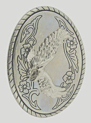 Eagle Belt Buckle New Men Women Western Style Cowgirl Cowboy Rodeo Silver Metal
