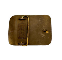 Vintage Winpower Corporation Solid Bronze DynaBuckle Metal Belt Buckle