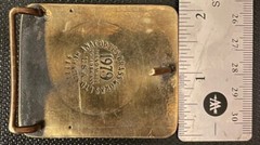 Vintage Belt Buckle 1979 Native Indian Formline Anacortes Brass Works Northwest