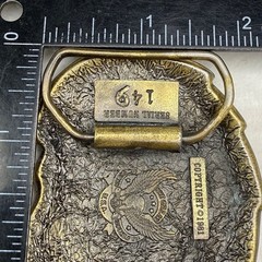 Vintage Hawaii Belt Buckle Palm Tree Travel Vacation Beach