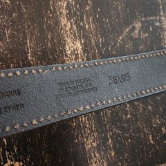 Great American Buckle Co. Pure Pewter Rock Star Belt 2001 Buckle Leather 38 – 40