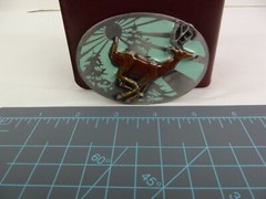 Pugs Gear Belt Buckle Deer Buck Japanese Sun Ray&rsquo;s Novelty Skater NWT