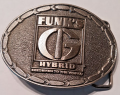 belt buckle oval Funk&rsquo;s G Hybrid 3&Prime; long Lewis Buckle limited edition gray