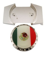 Mexico Flag Belt Buckle with Lighter Mexican National Day Gift Soccer Team New