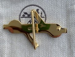 38mm Hermès H Noué belt buckle in gold-plated metal Sailor Knot New Hermes Auc