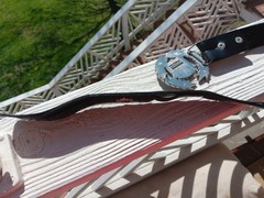 FAMOUS STARS & STRIPES #8387 SILVER BELT BUCKLE FLAG Cadillac ROLEX