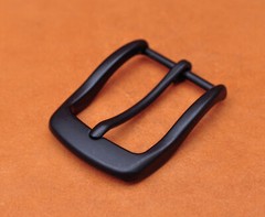 Cool Black Pin Single Prong Clip Buckle for DIY Leathercraft Belt Replacement