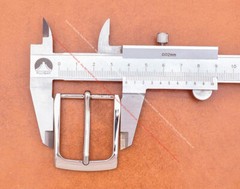 Casual Silver Single Prong Pin Buckle Leathercraft Men Replacement Buckle 30mm