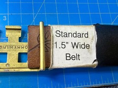 Tommy Hilfiger Monogram TH American Clothing Brand Apparel BrassTone Belt Buckle