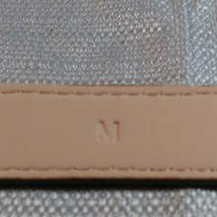 Cole Haan Belt Size M Gold and Black Color 43 in x .5 in