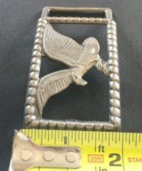 EAGLE HAWK BIRD FLIGHT FLYING SOARING CUTOUT DESIGN BELT BUCKLE