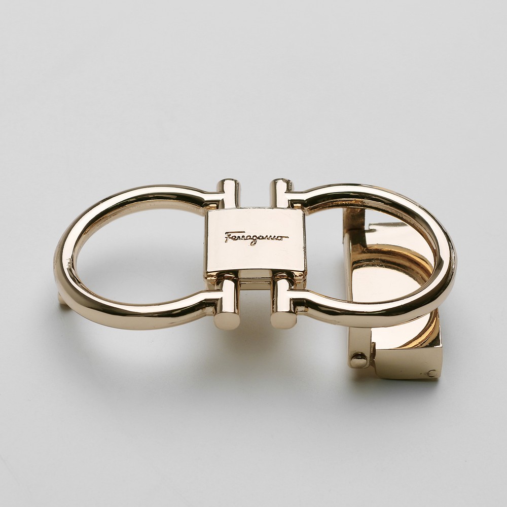 Salvatore Ferragamo Alloy Horseshoe Buckle Gold for 34-35mm leather strap