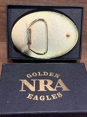 New Golden Eagles NRA Belt Buckle