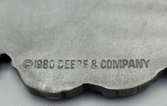 John Deere big sexy tractor belt buckle Iron Horse 1980 Model 8440
