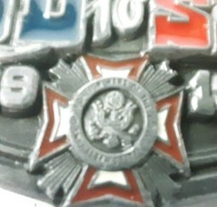 1989 Limited Edition 4821/5000 Proud To Serve VFW Screaming Eagle Belt Buckle