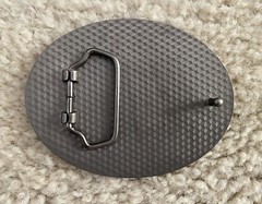 Vintage Bob Marley Metal Oval Belt Buckle