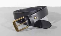 Vintage Luxury Handmade Leather Copper Buckle Man&rsquo;s Belt Cinturon Gotico Cowhide