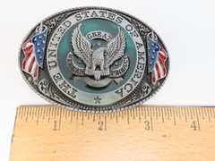New United States of America Belt Buckle Great Americal Products Metal