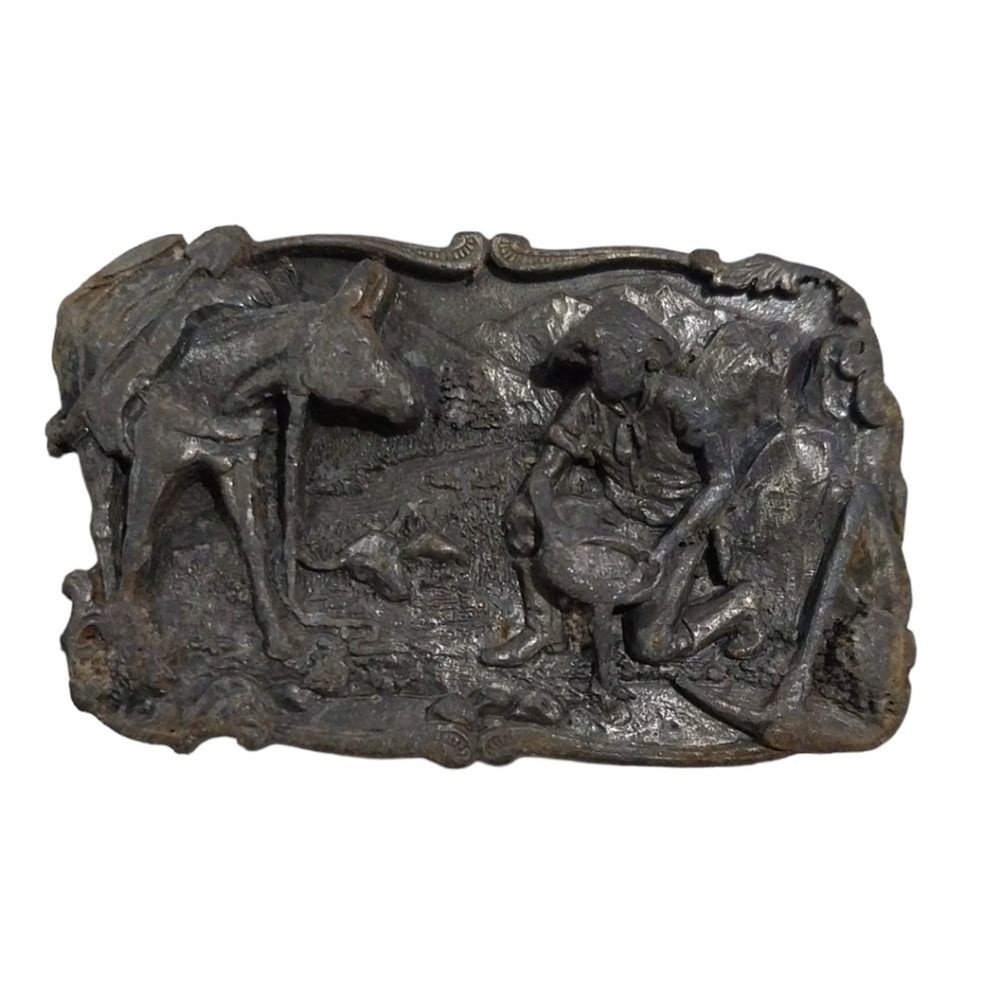 Mining belt buckle vintage Arroyo Grande Buckle co