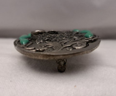 Arroyo Grande Buckle Co Buffalo Bison Pewter Belt Buckle 1992 USA