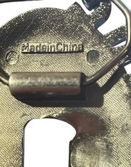 Kalan Beer Pong Champ w/ Built In Bottle Opener 2.5&Prime;x4&Prime; Oval Belt Buckle