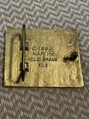 Vintage 1983 Front End Loader Bucket Machine NAP Inc.Solid Brass F09 Belt Buckle