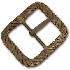3&Prime; Square Twisted Hand-Forged Buckle – (4&Prime; overall size, 3&Prime; inside opening)