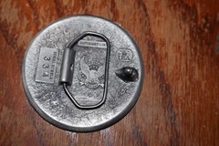 1926 Buffalo Nickel Design Belt Buckle Grt Amer. Chicago Beltbuckle Co.