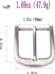 1.5&Prime; (40Mm) Belt Buckle Men&rsquo;S Replacement Single Prong Buckle Heavy Duty