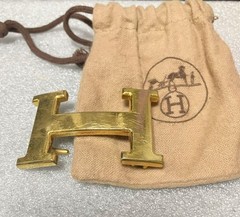 HERMES Constance Gold H-shaped buckle For Belts Men&rsquo;s Accessories Women&rsquo;s 6cm