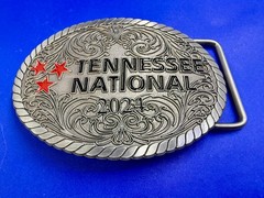 Tennessee National 2024 4th Place U21 Women&rsquo;s Enduro Trophy Award Belt Buckle