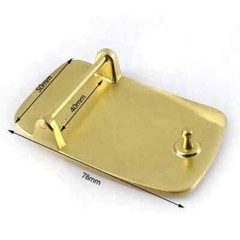Engraved Solid Brass Belt Buckle Custom Personalized Monogrammed Buckle