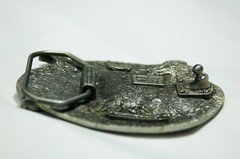 Gap Fire Fighter American Hero men&rsquo;s belt buckle 1994 pewter