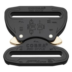 AustriAlpin 45mm Male + Female Fixed Black Cobra Buckle – FY45KFF