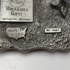 BRANSON MISSOURI Belt Buckle BC-0007~Enamel Banjo Fiddle~Big Cabin Wholesale #77