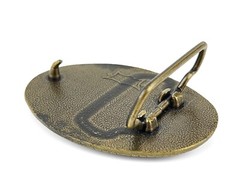Vintage Metal Belt Buckle, Nice John Wayne American