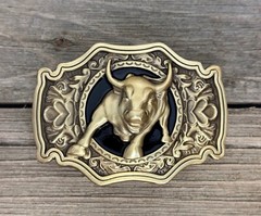 Belt Buckle for Men Western Rodeo Cowboy Solid Brass For Belt 1.5&Prime; (Buckle Only)