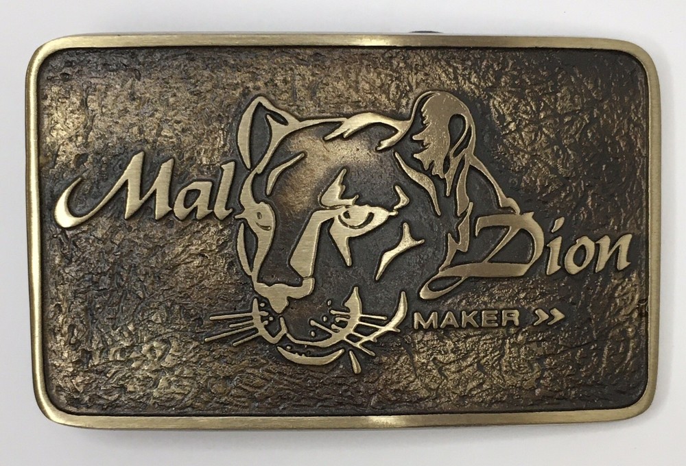 Solid Bronze Belt Buckle Advanced Casting Inc Mal Dion Maker Wild Cat