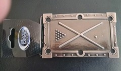 Silver Moon Concepts 2005 NWT Billard Pool Table Belt Buckle Silver Tone