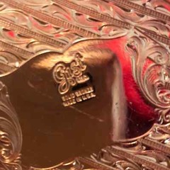 VTG Vintage Gist Bronze NBHA National Barrel Horse Nebraska Champion Belt Buckle